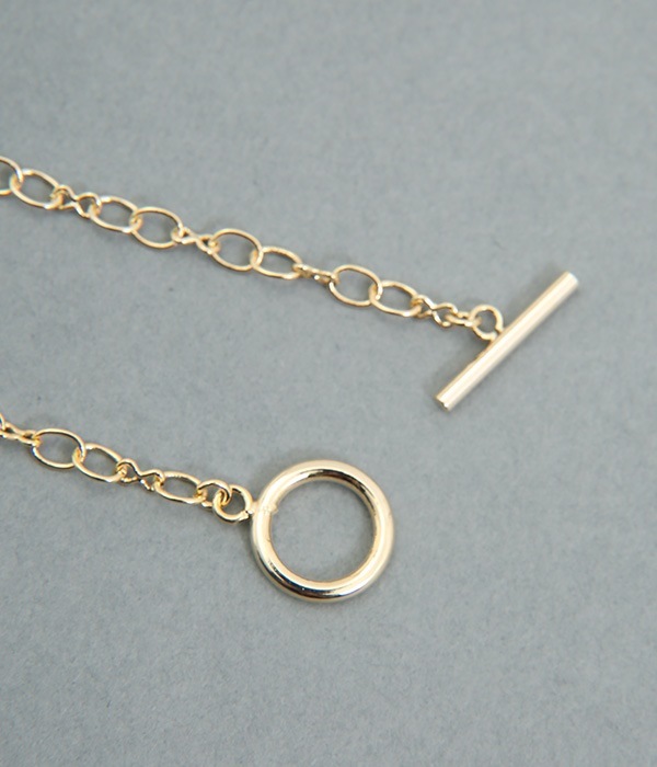 simple　chain　ネックレス(A・ゴールド)