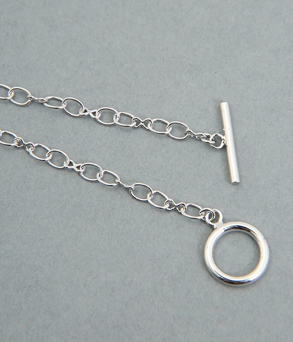 simple　chain　ネックレス(B・シルバー)