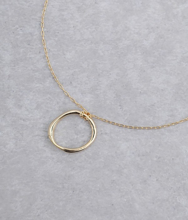 ring＆chain ネックレス(A・ゴールド)