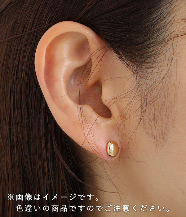 metal dot ピアス(B・シルバー)