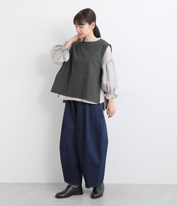 サイドオープンベスト(ブラック)