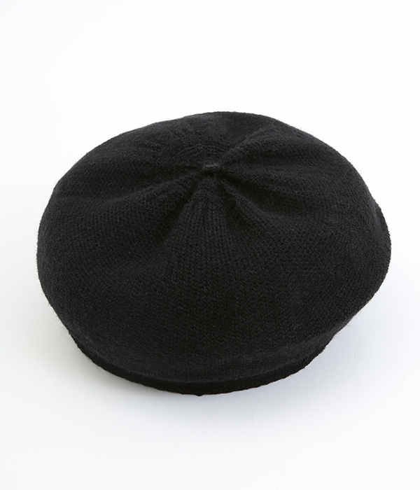 ベレー帽(A・ブラック)