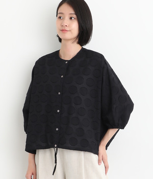 LE CIEL BLEU - IRENE transparent knit topsの通販 by