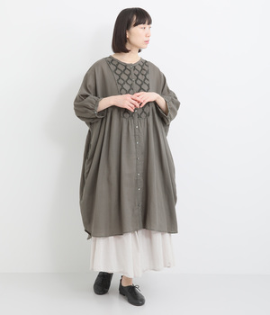 MONOEARTH ワンピース ナル NARU 60フレンチリネン チュニック