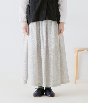 楽天市場】[ cloud nine ] 裾パネル刺繍 先染めコットン