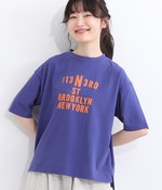 コーマ天竺ソフト仕上げ プリントTシャツ(113N3RD)(C・ブルー)