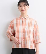 バルーンスリーブシャツ(B・オレンジ)
