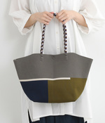 HALF MESH KNIT BAG(B・チャコール)