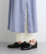 コットンキャンブリック裾刺繍ぺチパンツ(A・アイボリー)