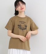 ガーデンイラストTシャツ(C・モカ)