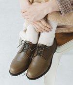 プレーントゥシューズ【ナチュラン限定カラー】(G・オリーブ)