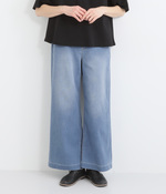 アイスメッシュワイドデニムパンツ(B・ユーズドブリーチ)